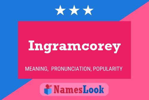 Постер имени Ingramcorey