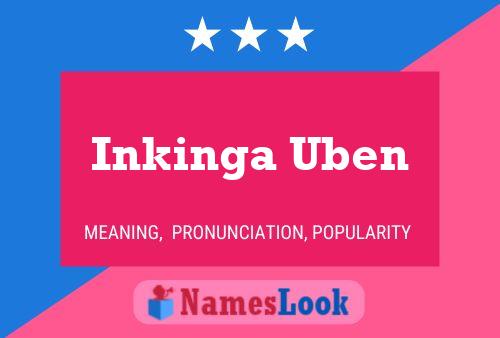 Постер имени Inkinga Uben