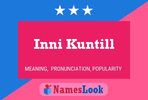 Постер имени Inni Kuntill