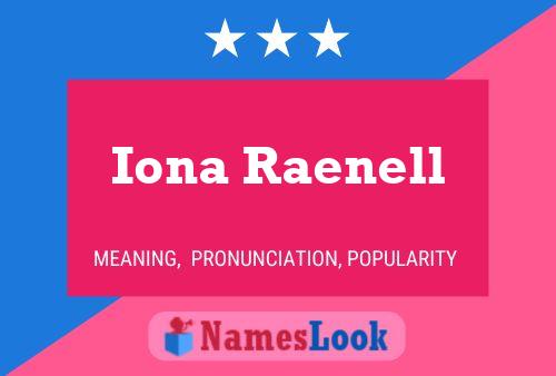 Постер имени Iona Raenell