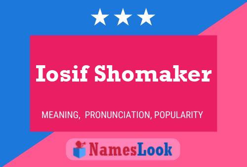 Постер имени Iosif Shomaker