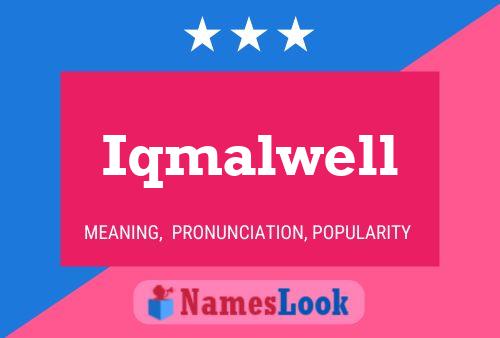 Постер имени Iqmalwell