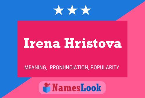 Постер имени Irena Hristova