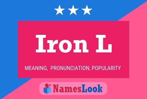 Постер имени Iron L