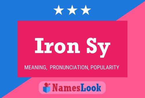 Постер имени Iron Sy