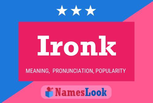 Постер имени Ironk