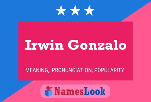 Постер имени Irwin Gonzalo