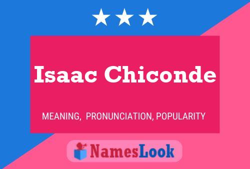 Постер имени Isaac Chiconde