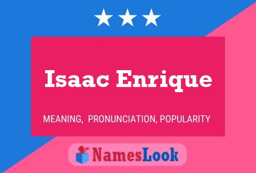 Постер имени Isaac Enrique