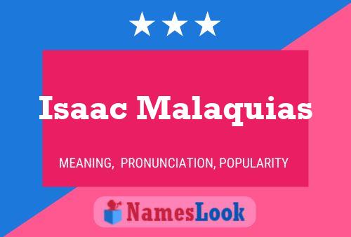 Постер имени Isaac Malaquias