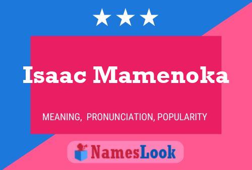 Постер имени Isaac Mamenoka