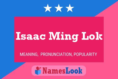 Постер имени Isaac Ming Lok