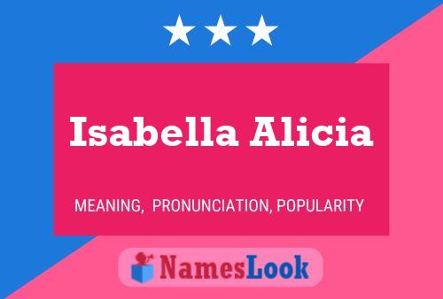 Постер имени Isabella Alicia