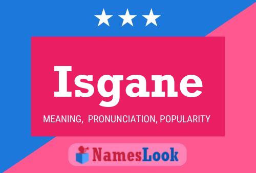 Постер имени Isgane