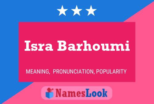 Постер имени Isra Barhoumi