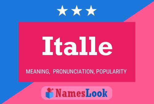 Постер имени Italle