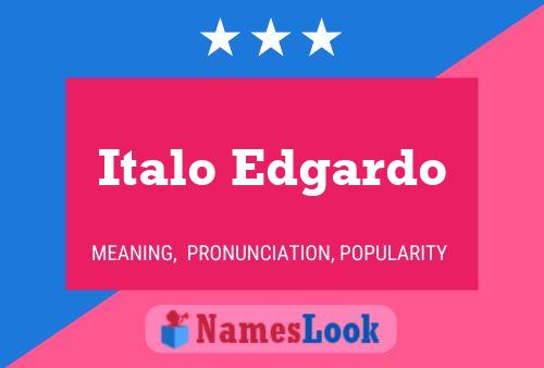 Постер имени Italo Edgardo