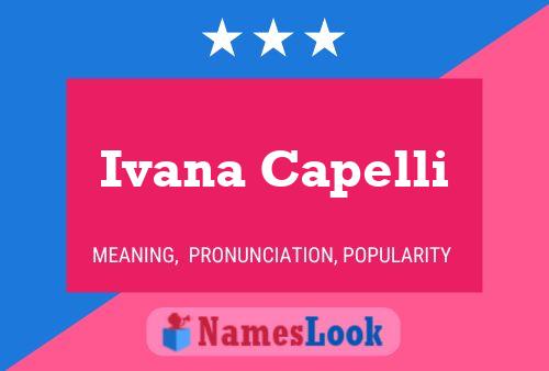 Постер имени Ivana Capelli