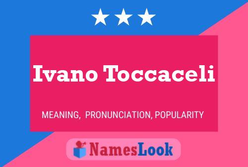 Постер имени Ivano Toccaceli