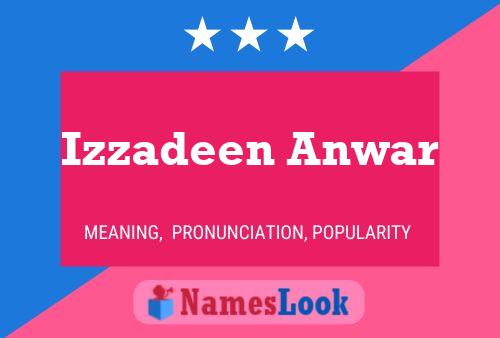 Постер имени Izzadeen Anwar