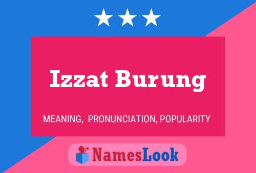 Постер имени Izzat Burung