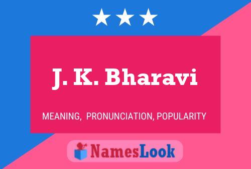 Постер имени J. K. Bharavi