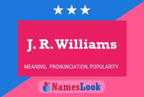 Постер имени J. R. Williams