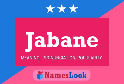 Постер имени Jabane