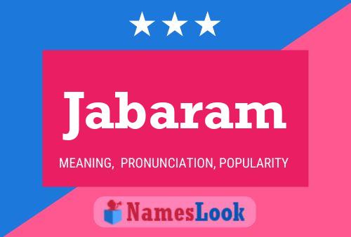 Постер имени Jabaram