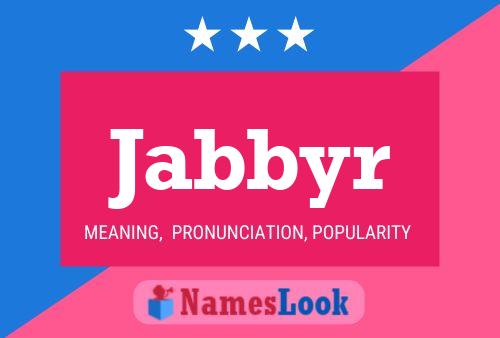 Постер имени Jabbyr