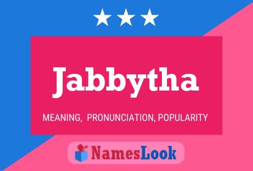 Постер имени Jabbytha