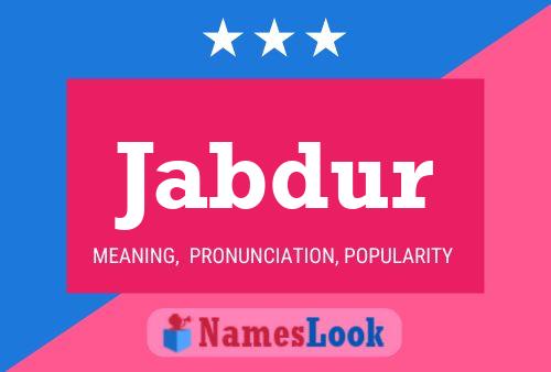 Постер имени Jabdur