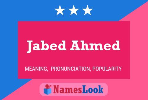 Постер имени Jabed Ahmed