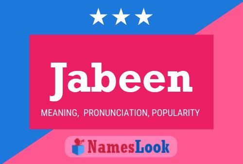 Постер имени Jabeen