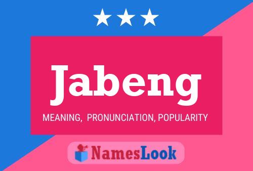 Постер имени Jabeng