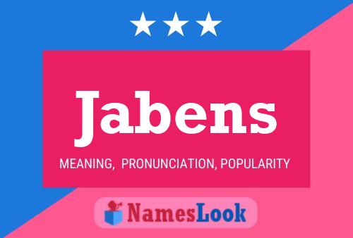 Постер имени Jabens