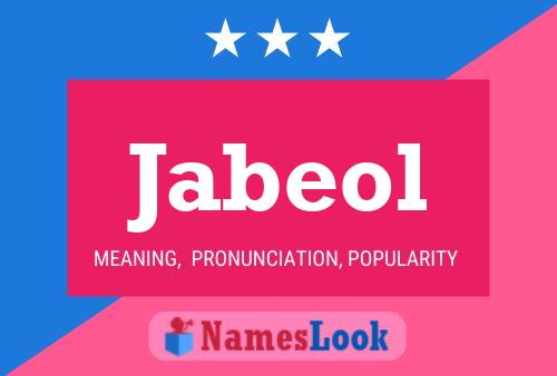 Постер имени Jabeol