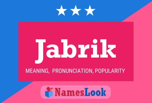 Постер имени Jabrik