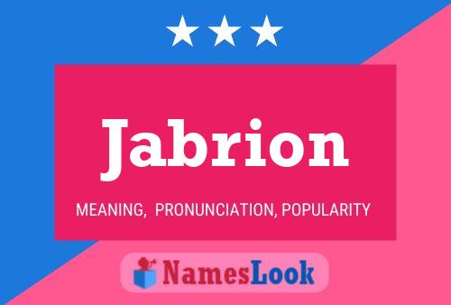 Постер имени Jabrion