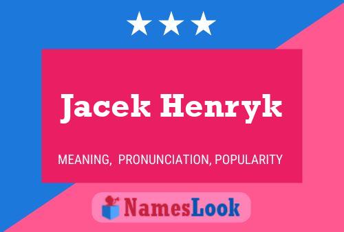 Постер имени Jacek Henryk