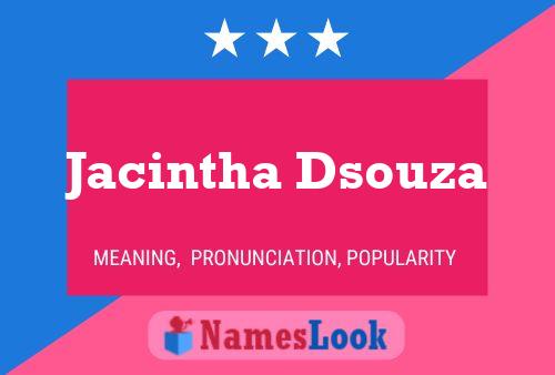 Постер имени Jacintha Dsouza