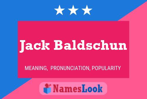 Постер имени Jack Baldschun