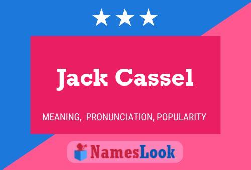 Постер имени Jack Cassel