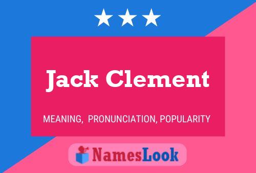 Постер имени Jack Clement