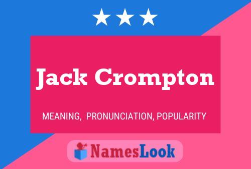 Постер имени Jack Crompton