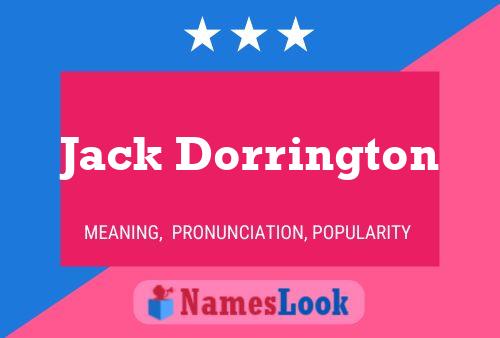 Постер имени Jack Dorrington