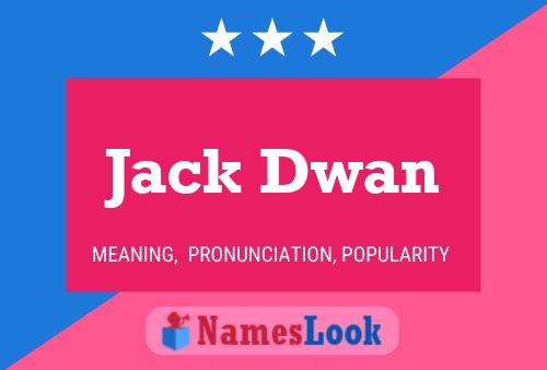 Постер имени Jack Dwan