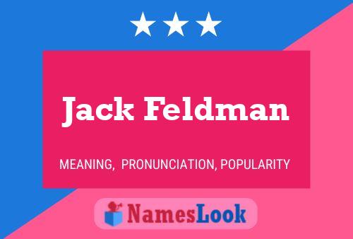 Постер имени Jack Feldman