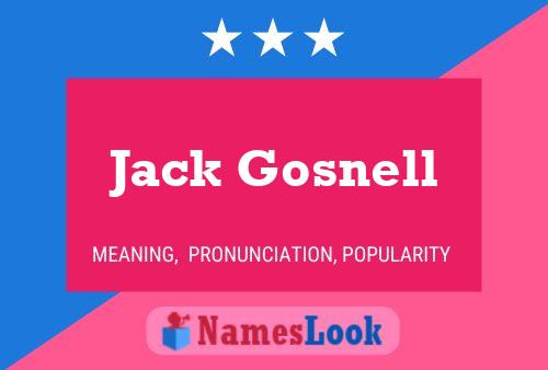 Постер имени Jack Gosnell