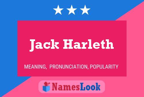 Постер имени Jack Harleth